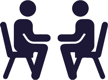 Counselling icon navy
